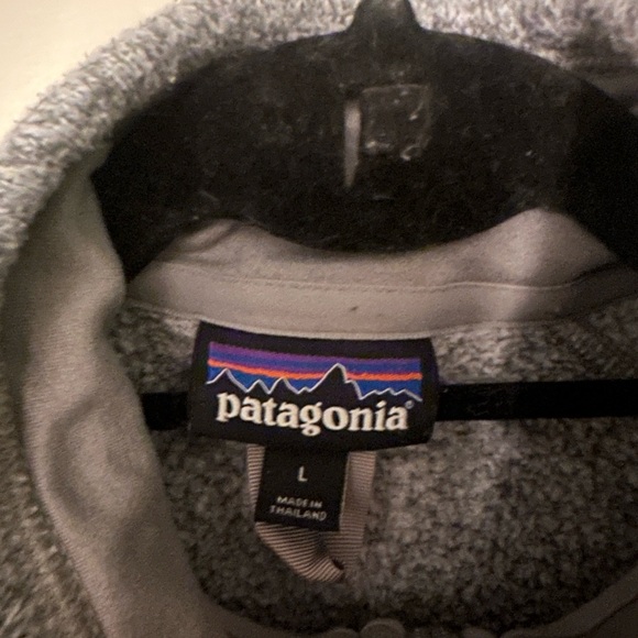 Patagonia Men's Zip-Up Sweater in Heather Gray - Picture 3 of 3